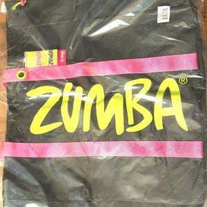 Zumba Fast Dash workout Tote Bag black pink strap